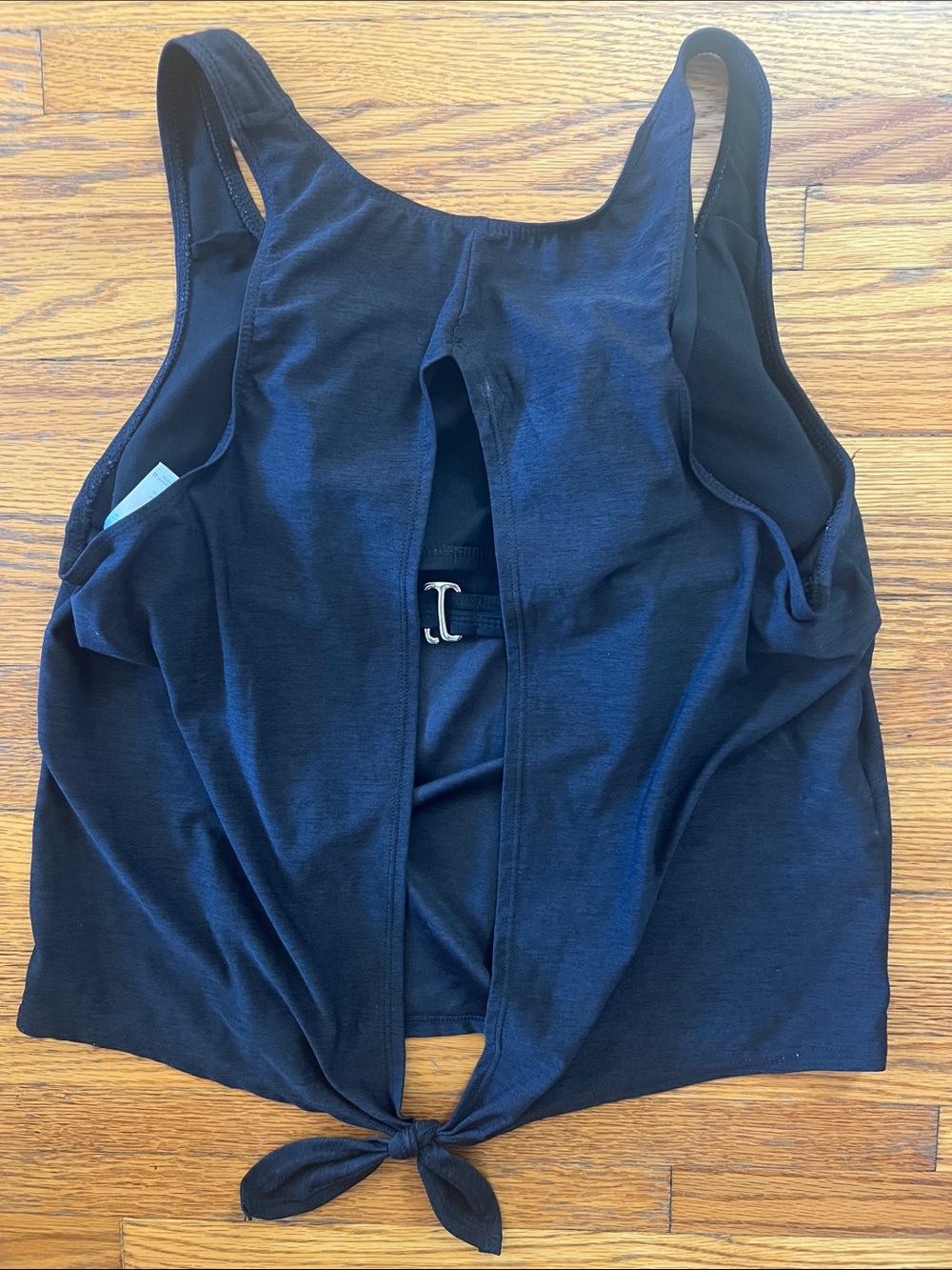Black SwimTank Top - Picture 2 of 4